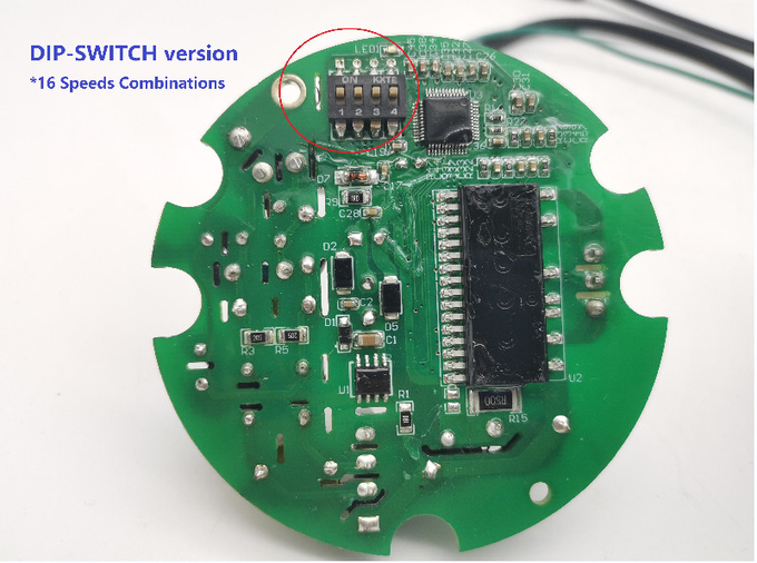 3.3 "EC Motorless Sensorless تدفق هواء ثابت 20VAC 230VAC 1